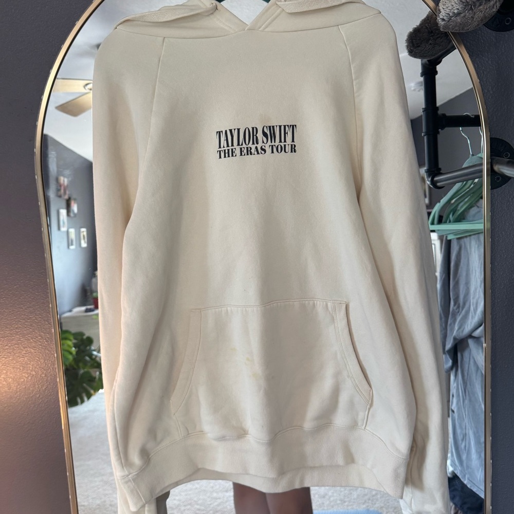 “TAYLOR SWIFT | THE ERAS TOUR 2 BEIGE HOODIE” Multicolor print